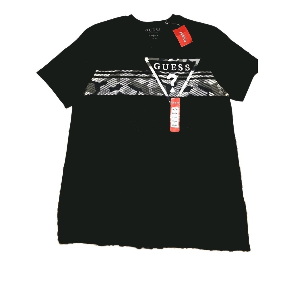 Men's Guess T-Shirt Size Medium Black‎